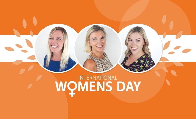 International women's day, Layla Drewell, Finance Director, Robyn Holmes, MD & Katie Holmes
